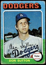 1975 Topps Don Sutton * Vintage * Free Shipping