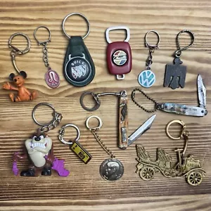Vintage Keychain Lot (1960s-1990s) - Picture 1 of 13
