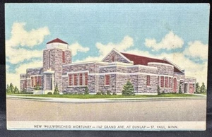 New Willwersheid Mortuary Vintage Postcard - Picture 1 of 6
