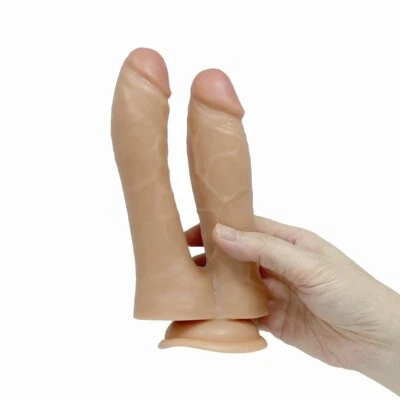 Realistic Vaginal Anal DP Sex Toy Double Penetration Penetrator Dildo Dong Cock - Image 1 of 4