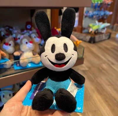 Disney Oswald Hombro Pal Imán Peluche Muñeca Lucky Rabbit Disneyland Foto 1 de 4