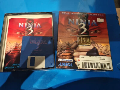 Last Ninja 3 For Commodore Amiga Vintage Game Complete - Image 1 of 2