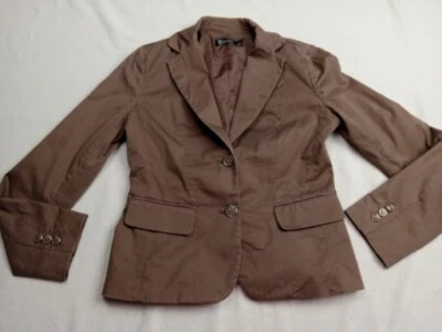Chaqueta Blazer Mujer 7th Avenue New York & Company Design Studio Marrón Talla 2 Foto 1 de 4