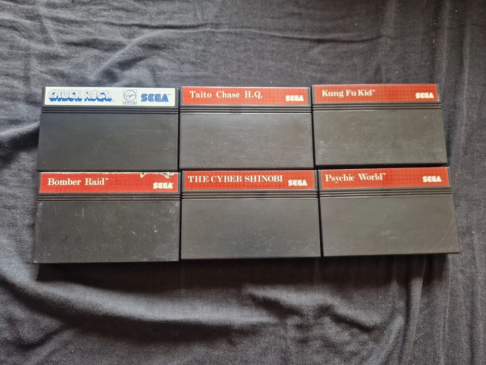 Sega Master System Games Cart Only - Make your Selection - Image 1 of 1