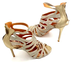 Badgley Mischka Damen Teri elegante Sandale, Platino, 10 M TOP ZUSTAND  - Bild 1 von 10