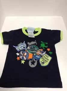 Carter's 18 month Navy Blue Graphic planes & Pilot T-shirt EUC - Picture 1 of 4