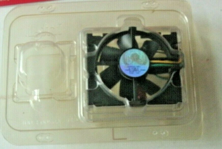 Intel CPU Cooling Fan 3-Pin DC 12V A50933-003 F07R-12B4S1 For Pentium 3 CPU - Image 1 of 2