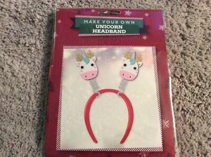 BNIB New Make Your Own Unicorn Headband - Craft Kit - Picture 1 of 3