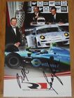 2007 Bobby Rahal + Buddy Rice Signed Rahal Letterman Racing Indy Car Postcard