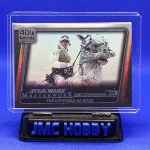 2020 Topps Star Wars Masterwork Ice World Of Hoth (Rainbow) #’d 222/299 #ESB-1 - Picture 1 of 3