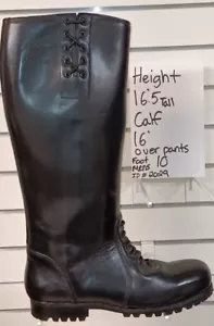 Botas de patrulla de motocicleta para hombre talla 10 - Imagen 1 de 3