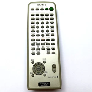 Used Original Sony RM SV250 System Audio Remote Control CD Tuner Tape TV #758 - Picture 1 of 4