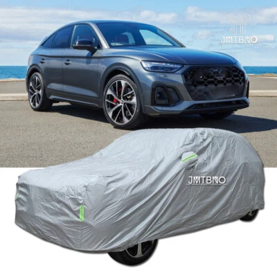 Car SUV Cover Outdoor Water Sun Snow Dust Rain Proof Silver For Audi SQ5 Premium - Изображение 1 из 4