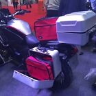 Pannier liners inner bags for HONDA VFR 1200X CROSS TOURER expandable in RED CLR