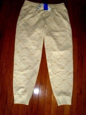 PANTALONES DE CHÁNDAL/SALÓN ESTAMPADO LOGOTIPO CREMA/MARFIL LACOSTE TALLA LRG Foto 1 de 4