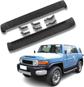 Trittbretter passend für FJ Cruiser 2007-2014 schwarz Trittbrett Nerf Bar - Bild 1 von 6