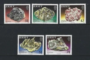 JERSEY 2007 JERSEY MINEROLOGY SET OF 5 UNMOUNTED MINT, MNH - Picture 1 of 1