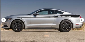 Fits Ford Mustang Rocker Side Stripes Graphics Any Year Any Model Decals - Picture 1 of 5