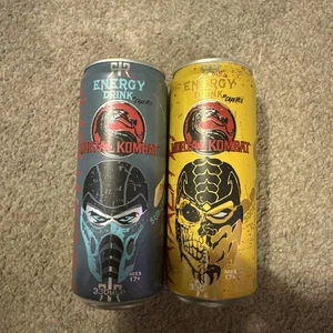 Mortal Kombat Energy Drink Sub Zero and Scorpion - Picture 1 of 2