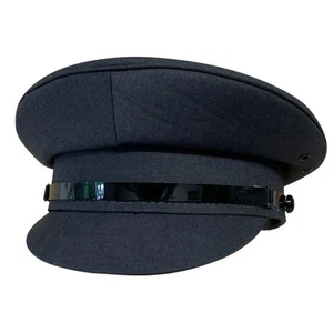 Light Grey Chauffeur Style Peaked Cap, Size 58cm, Medium - Picture 1 of 7