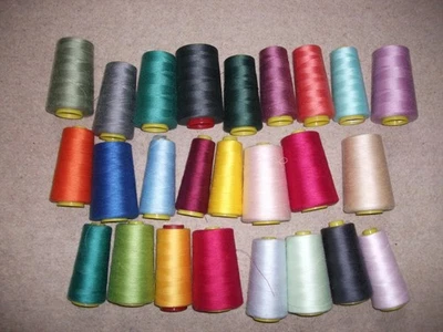 HUGE Job Lot Bundle 26 Sewing Thread Assorted Colours Length Machine Hand Sewing - Image 1 of 4