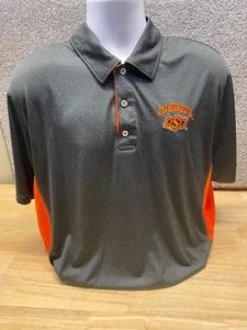 Oklahoma State Cowboys Champion Polo Gray Men’s XL Embroidered Logo OSU - Picture 1 of 11