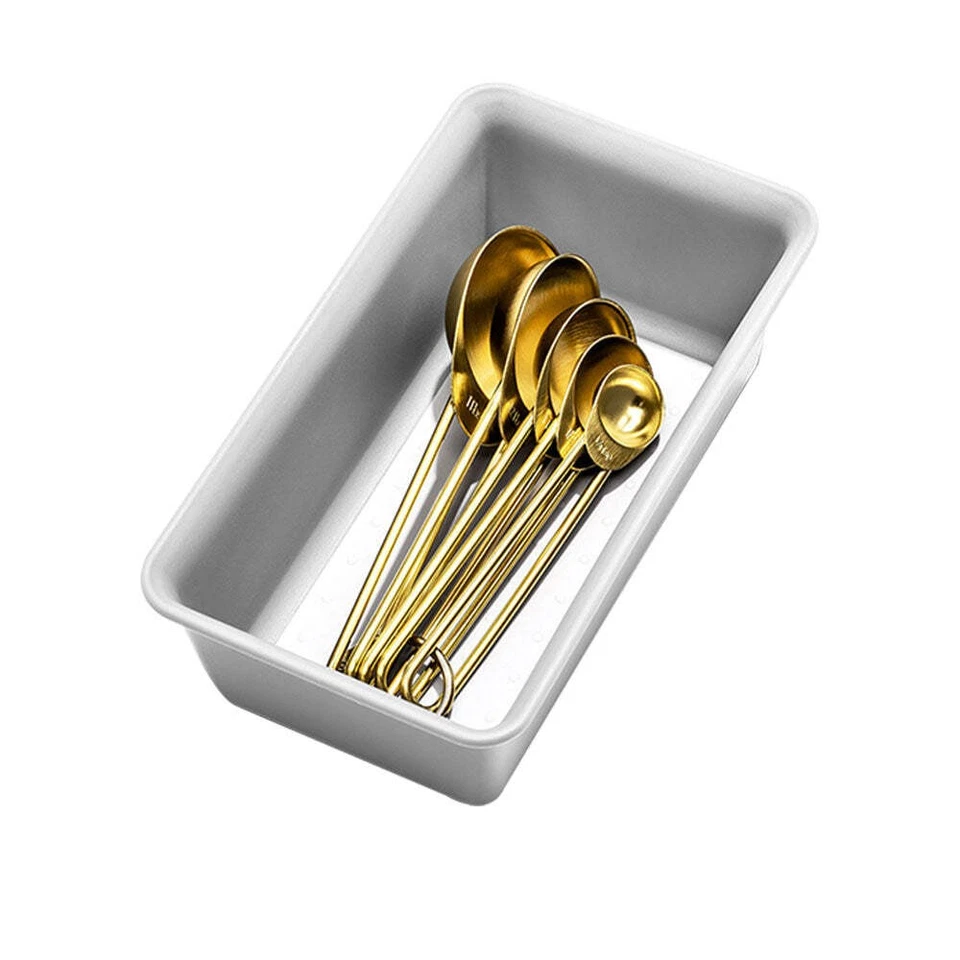 Madesmart Mini Bin Soft Grey Soft Grip Lining Non Slip Feet Rounded Corners