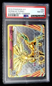 Pokemon Xerneas TURBO Full Art Holo Deutsch 82/114 Steam Siege PSA 8 NM-Mint - Bild 1 von 2