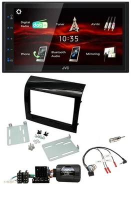 JVC USB Bluetooth Lenkrad DAB 2DIN Autoradio für Fiat Ducato 2012-2015 Piano-sch - Bild 1 von 4