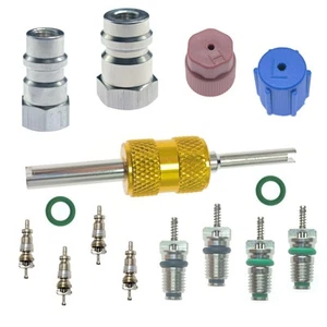 R12 to R134a Conversion Kit, R12 to R134A Convert Adapters, Convert R12 R22 t. - Picture 1 of 6