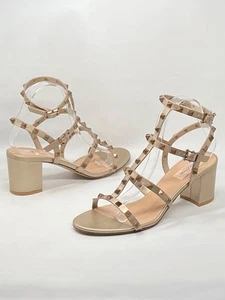 Valentino Garavani Rockstud Caged Leather Sandals size 40 - Picture 1 of 13