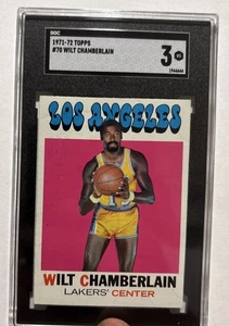 Wilt Chamberlain 1971-72 Topps #70 grado 3 - Imagen 1 de 2