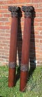 CUNARD LINE RMS MAURETANIA 1ST CLASS STAIRCASE 57" PAIR OF PILASTERS C-1906