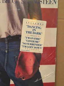 BRUCE SPRINGSTEEN Born In The U.SA. 1ST PRESSING STILL SEALED with HYPE STICKER - Picture 1 of 4