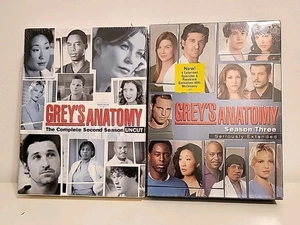 Grey’s Anatomy Complete Seasons Two & Three DVD Sets NEW SEALED - Picture 1 of 19