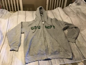 Vintage Walt Disney World Grumpy Sweatshirt Hoodie Jacket - Picture 1 of 6