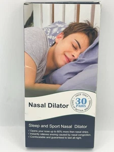 30Pairs Magnetic Nose Strip Anti Snoring Equipment Magnetic Anti for Men/Women - Picture 1 of 7