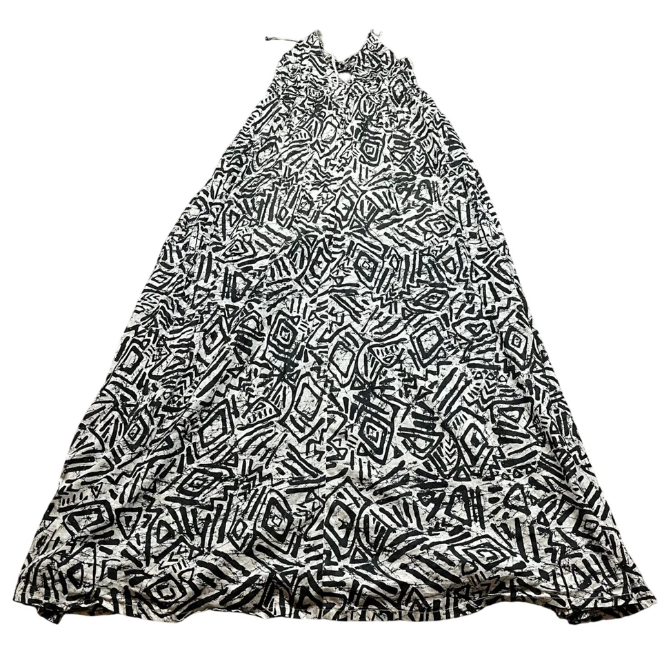 Vestido BILLABONG Mujer S Maxi Tribal Halter Bebé Muñeca Hawaiana Surfista y2k Foto 1 de 4