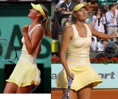 Nuevo con etiquetas Vestido Tenis Nike Maria Sharapova con Sujetador Malla Falda S Pequeño M Mediano L Grande Foto 1 de 4