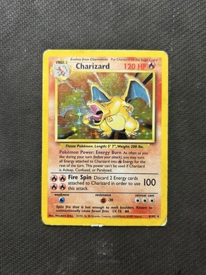 Pokemon TCG Charizard 4/102 Base Set Holo! HP Condition! See Description! - Image 1 of 2