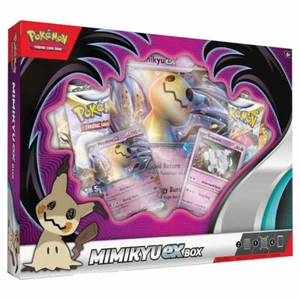 Mimikyu EX Box Pokemon TCG NEW with 4 Booster Packs + Promo Cards - Picture 1 of 3