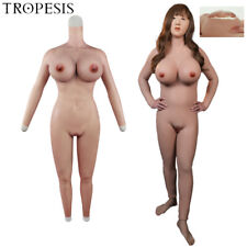 Tropesis Silicone H Cup Body Suit Breast Form For Crossdresser 6ft5in Wearable