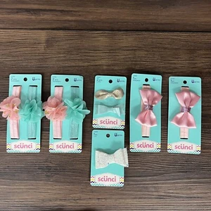 Lot Of Hair Accessories Scunci Baby Hair Ties Headband Bows - Picture 1 of 10