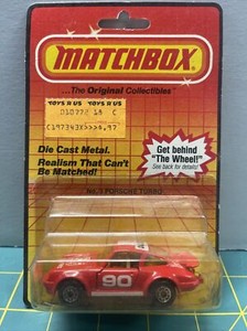 Matchbox 1983 Porsche Turbo Red No.3 Die-Cast Metal #90