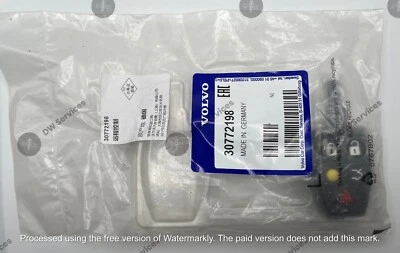 NEW! Genuine VOLVO keyless entry Key FOBIK LTQV0315TX C70 C30 S40 V50 30772198 - Image 1 of 4