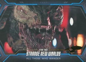 Star Trek Strange New Worlds Season 1 Gold Parallel base card number 53 Gorn