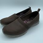Womens Size 6 Skechers Brown Air Cooled Memory Foam Slip On Comfort Shoes