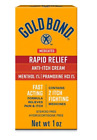 Gold Bond Medicated Rapid Relief Anti Itch Cream 1Oz, 2 Count