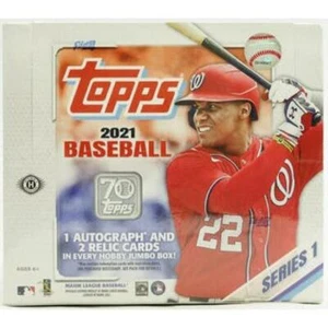 2021 Topps Series 1 Baseball Hobby Jumbo Box - Picture 1 of 7