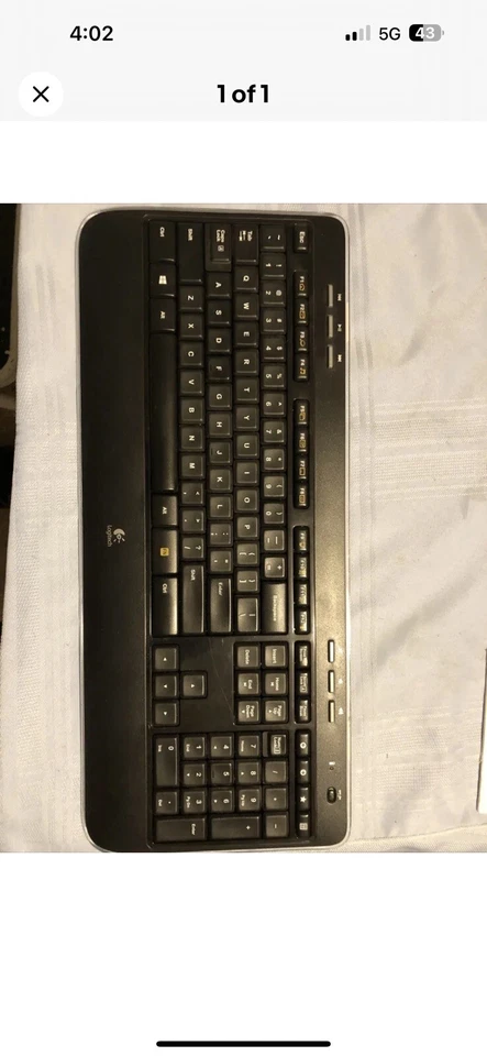 Logitech K520 Spanish Keyboard - New OEM Replacement - NO USB RECEIVER - Image 1 of 1